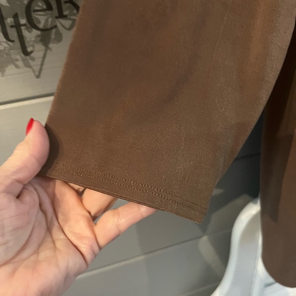 Gorgeous Chico Tan Chain Links Cardigan-Jacket - Picture 5 of 7